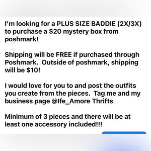 Plus Size Mystery Box with Accessories